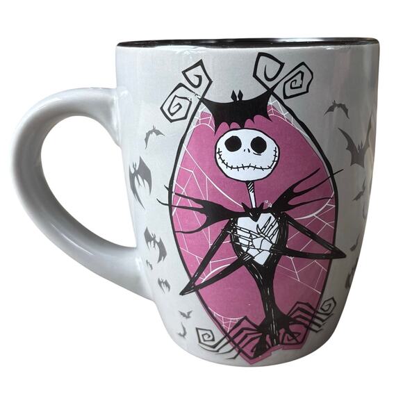 DISNEY TIM BURTONS The Nightmare Before Christmas Mug Jack Skellington Mug 25 oz - Picture 1 of 6